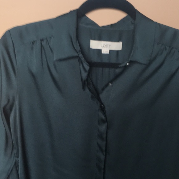 2️⃣ LOFT silk tunics XS - Picture 5 of 5